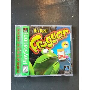 Frogger He's Back! Playstation PS1 Game Greatest Hits Hasbro Interactive